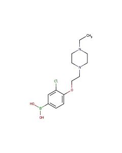 Astatech (3-CHLORO-4-(2-(4-ETHYLPIPERAZIN-1-YL)ETHOXY)PHENYL)BORONIC ACID; 0.25G; Purity 95%; MDL-MFCD28400368